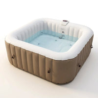 6-Person 130-Jet Inflatable Hot Tub with Cover — Studio Shot